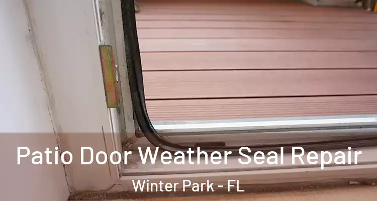 Patio Door Weather Seal Repair Winter Park - FL